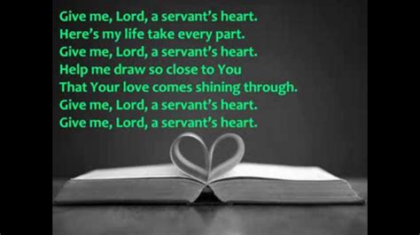 servant heart lyrics